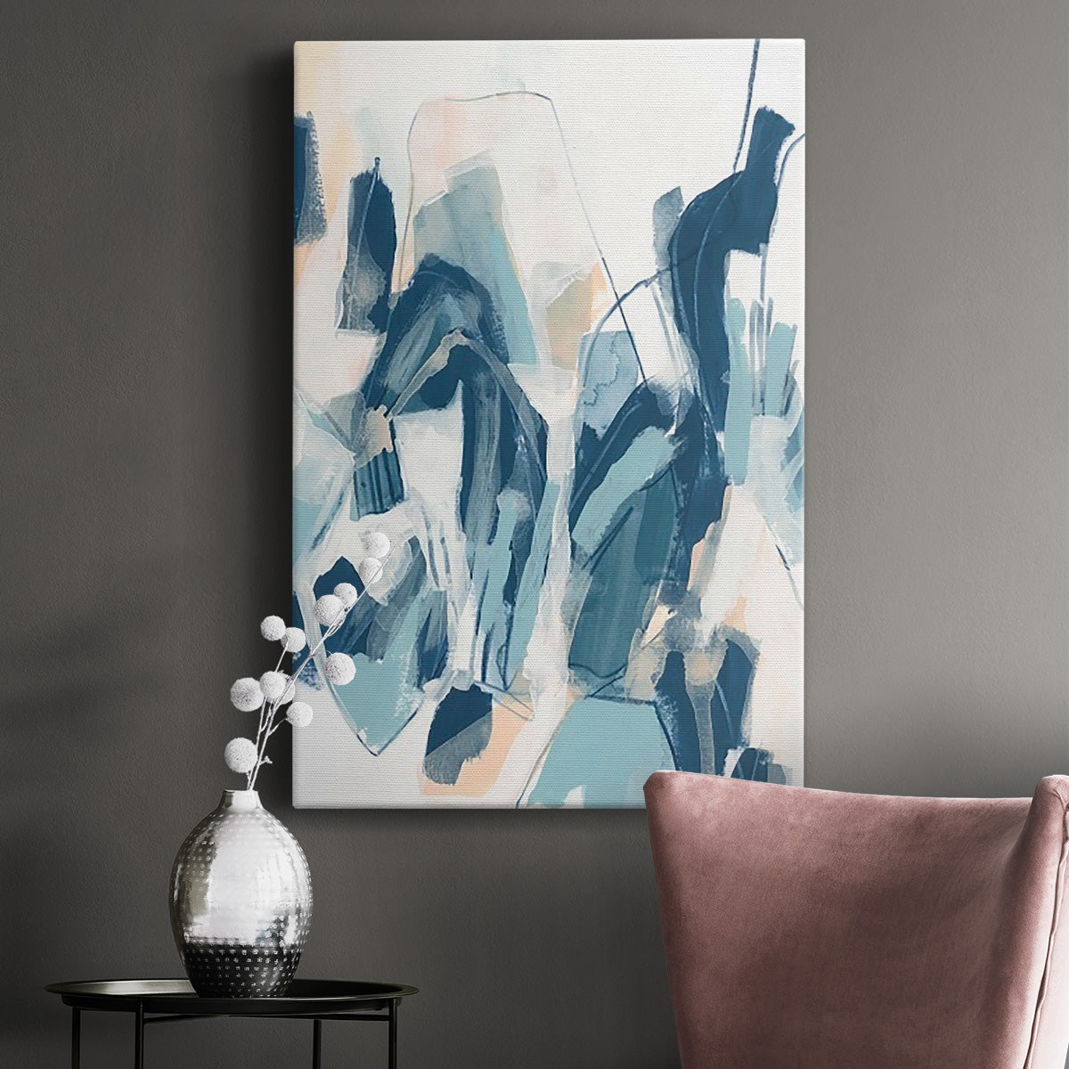 Interlocking Melody II Premium Gallery Wrapped Canvas - Ready to Hang