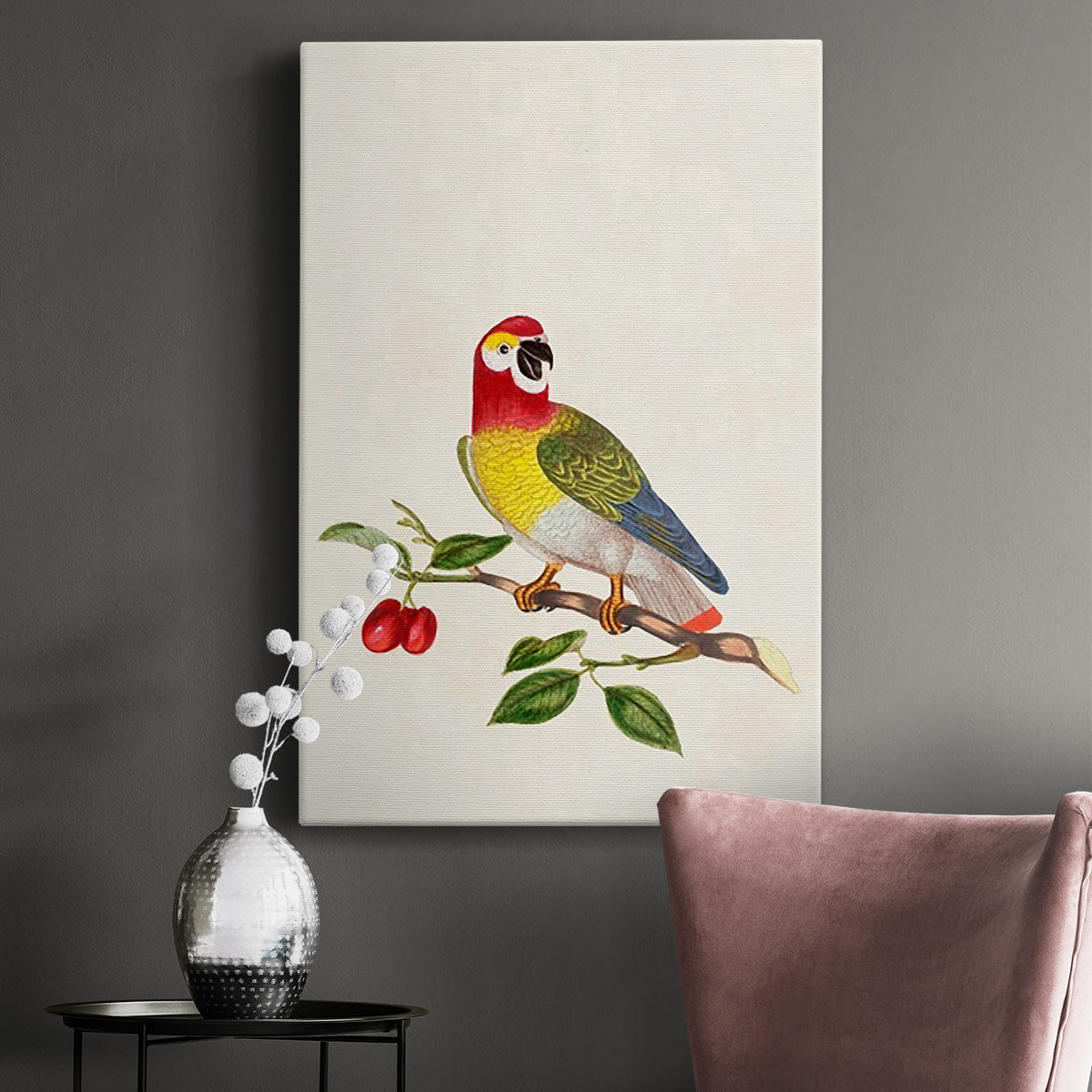 Bird in Habitat VI Premium Gallery Wrapped Canvas - Ready to Hang