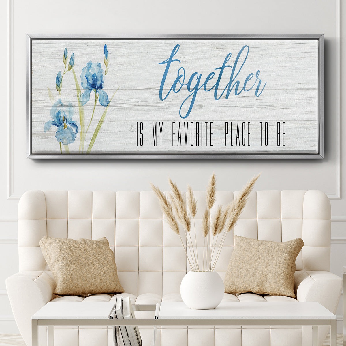 Together - Floater Framed Canvas Print