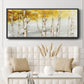 Golden Trees - Floater Framed Canvas Print