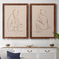 Sketched Pose I - Premium Framed Canvas 2 Piece Set - Ready to Hang