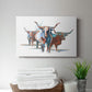 Modern Longhorns I - Canvas Art Print