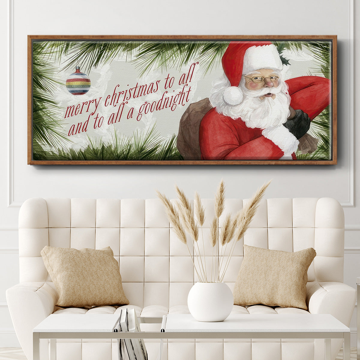 Arose Such a Clatter Collection D - Floater Framed Canvas Print