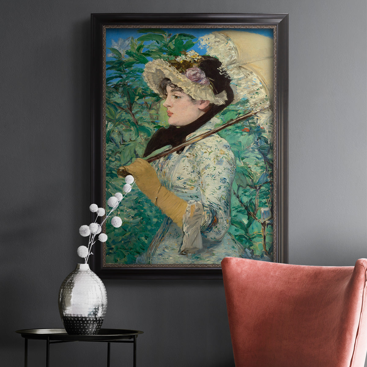 Spring - Ornate Framed Canvas Print