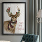 All Roads Lead Home Deer - Modern Framed Canvas Print