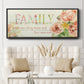Family Where Our Story Begins - Floater Framed Canvas Print
