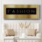 Gold Fashion - Floater Framed Canvas Print