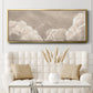 Painted Clouds II - Floater Framed Canvas Print