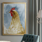 Chicken Portrait I - Modern Framed Canvas Print