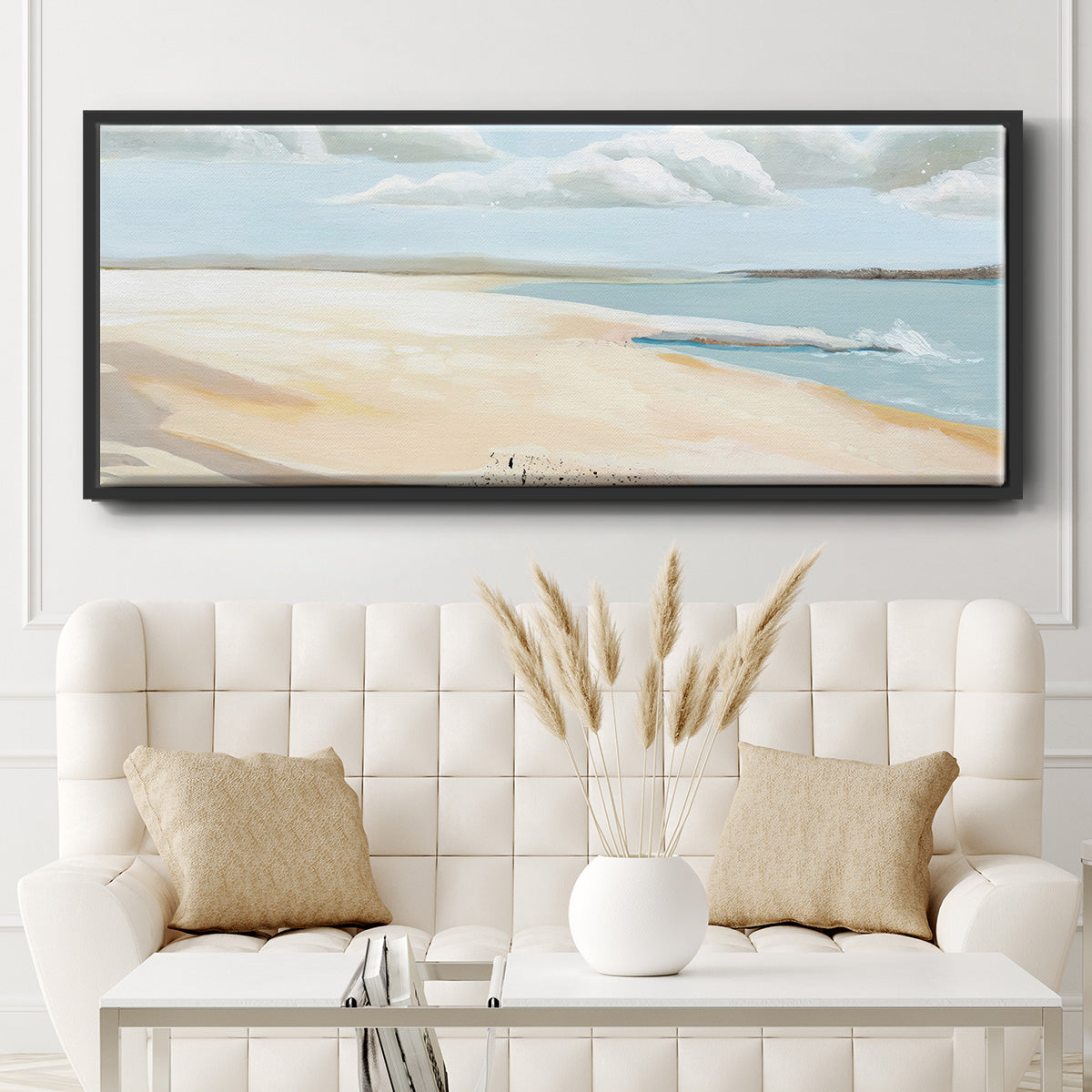 Sandy Getaway II - Floater Framed Canvas Print