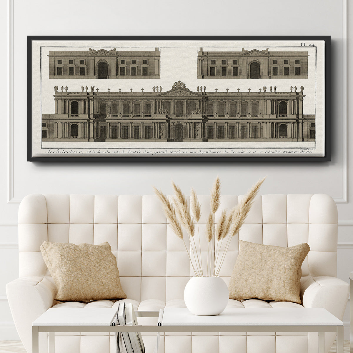 Buildings & Facades I - Floater Framed Canvas Print