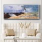 The Jetty at Le Havre, 1868 - Floater Framed Canvas Print