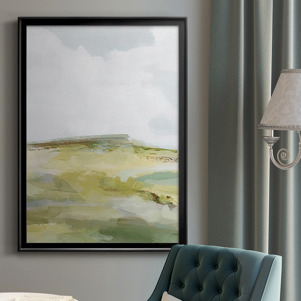 Inlet Impression I - Modern Framed Canvas Print