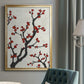 Red Berry Branch I - Modern Framed Canvas Print