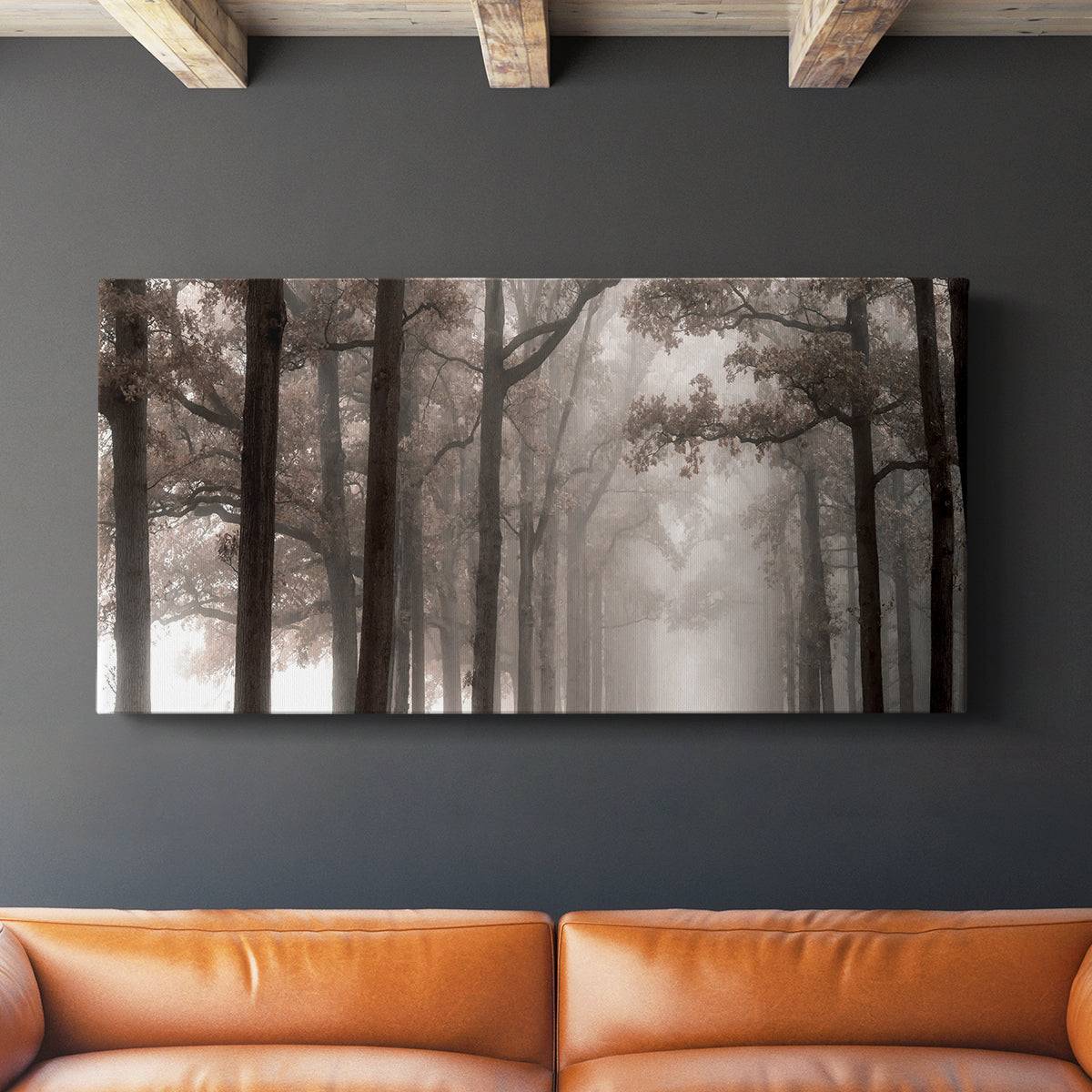 Misty Road - Canvas Art Print