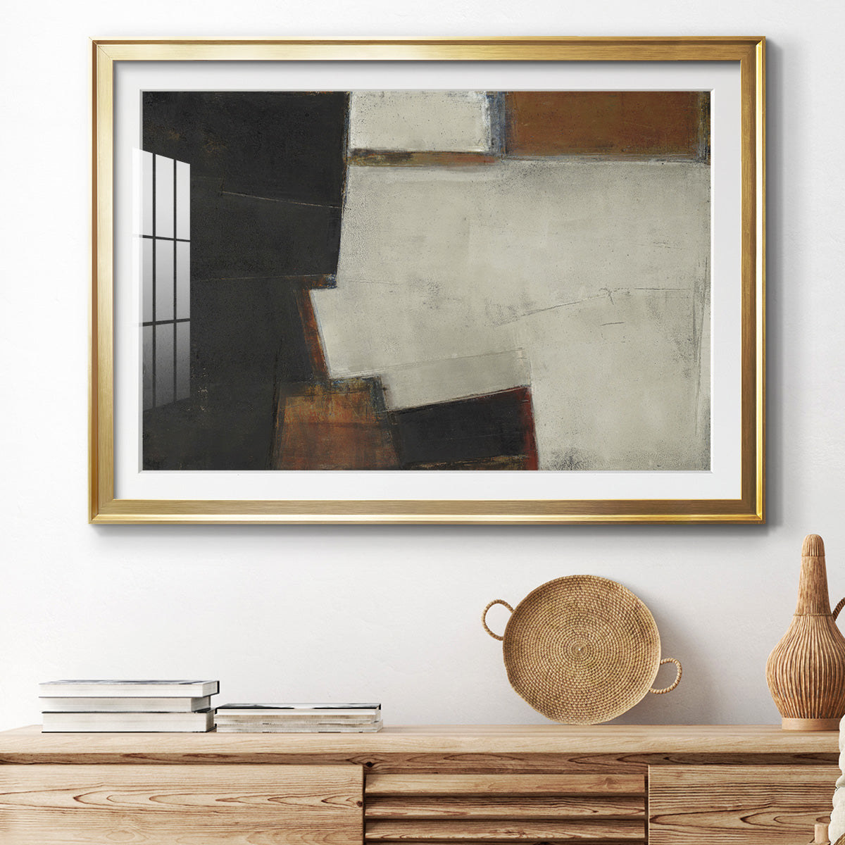 Our Way to Fall - Modern Framed Art Print