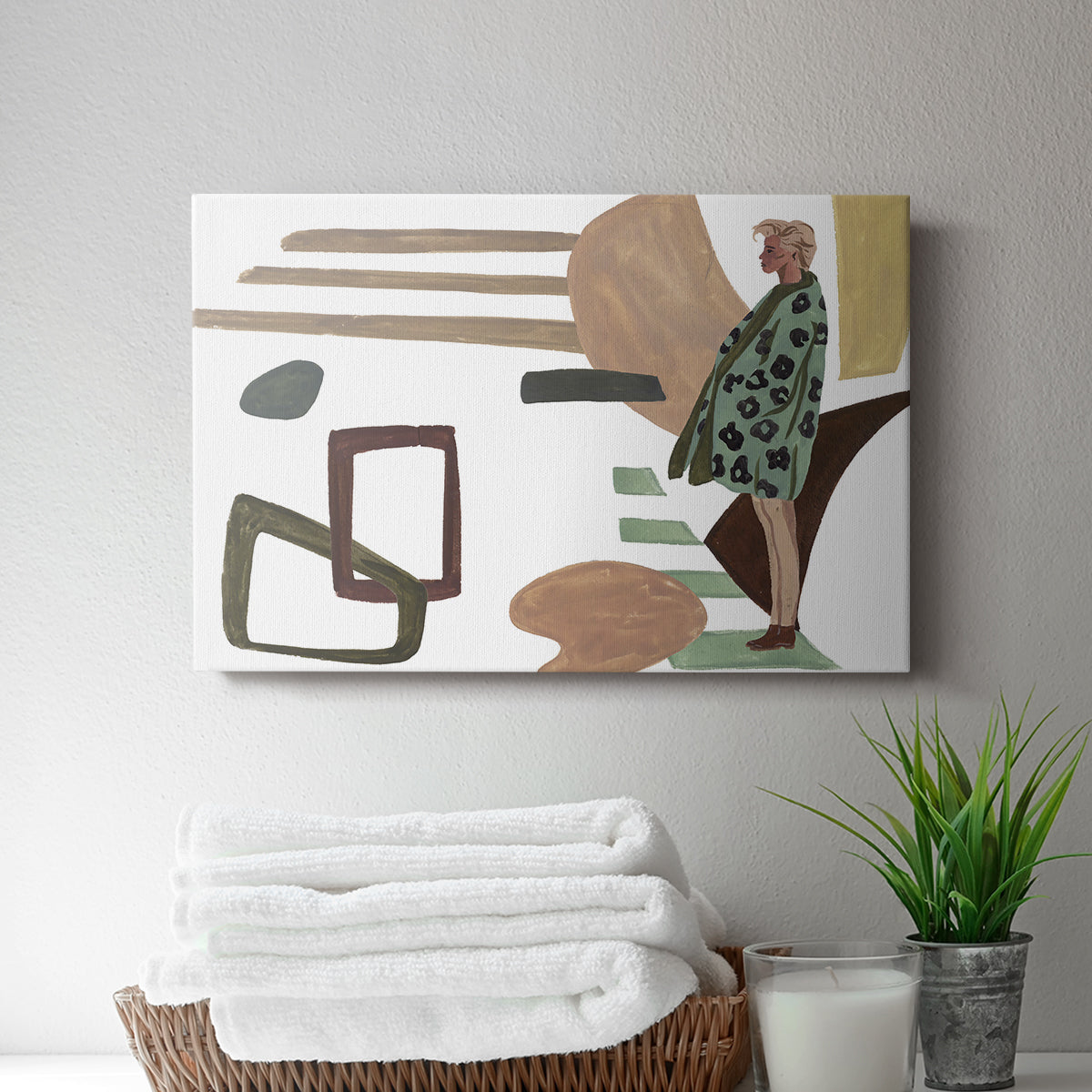 Vintage Vibes V - Canvas Art Print