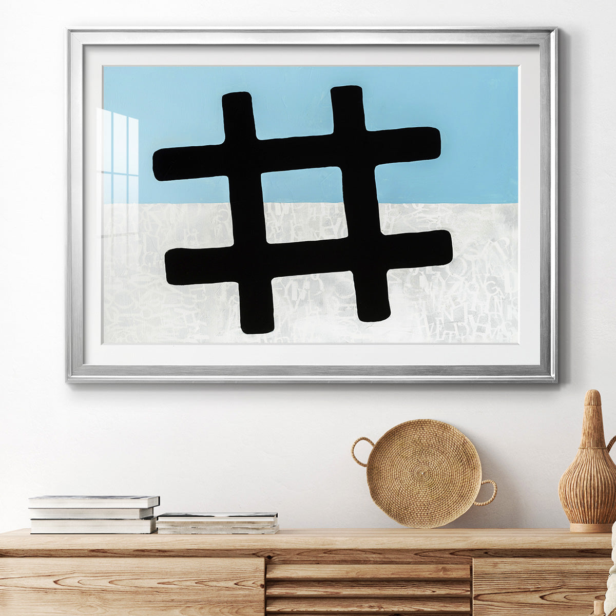 Hashtag Premium Framed Print - Ready to Hang