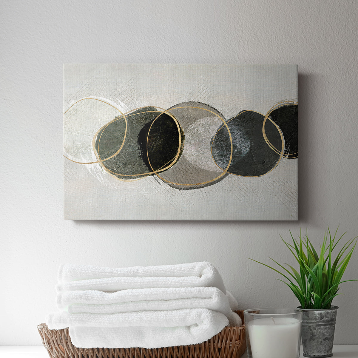 River Rock - Canvas Art Print