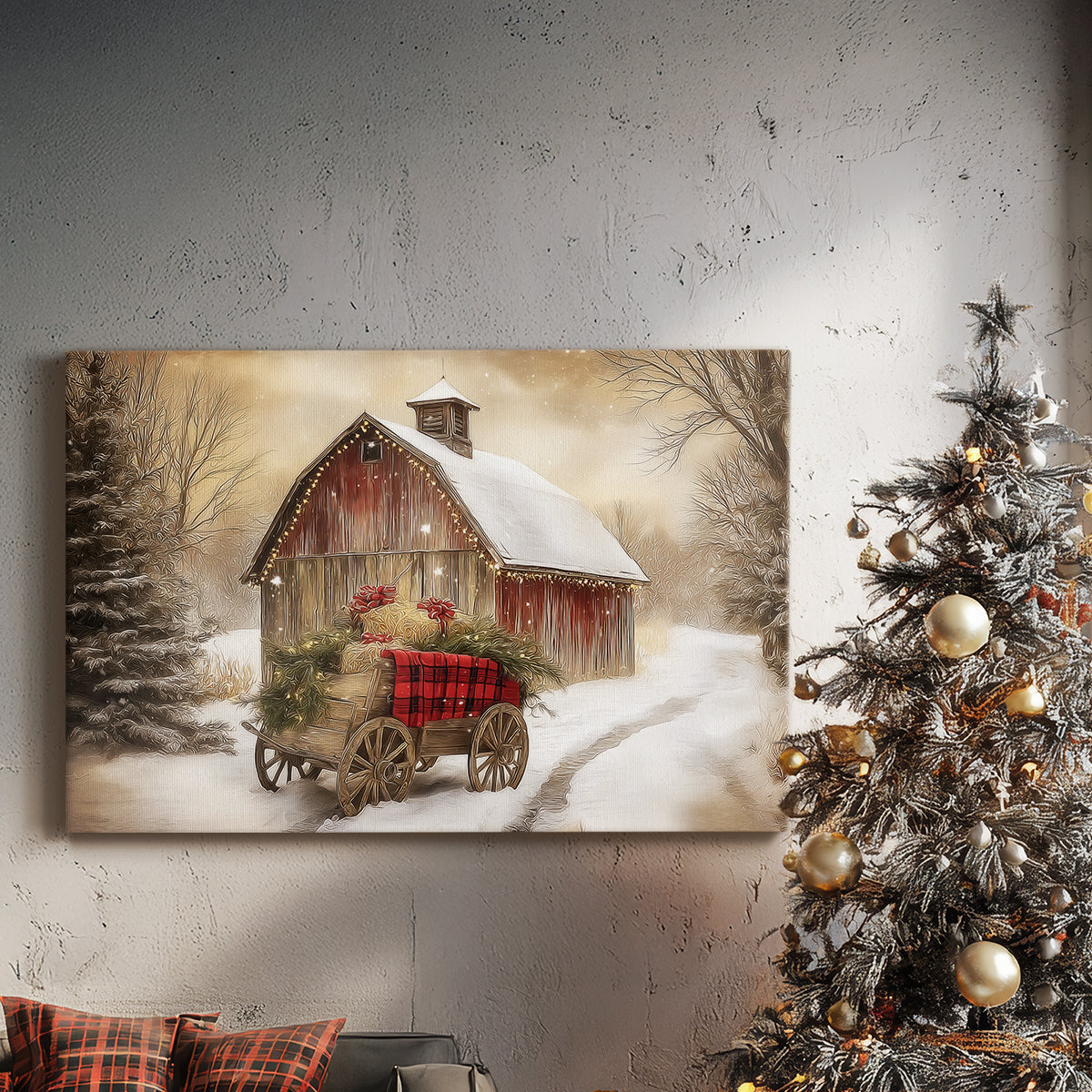 Honeyed Bells at Midnight - Canvas Art Print