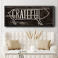 Grateful Pig - Floater Framed Canvas Print