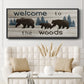 Bears Welcome - Floater Framed Canvas Print