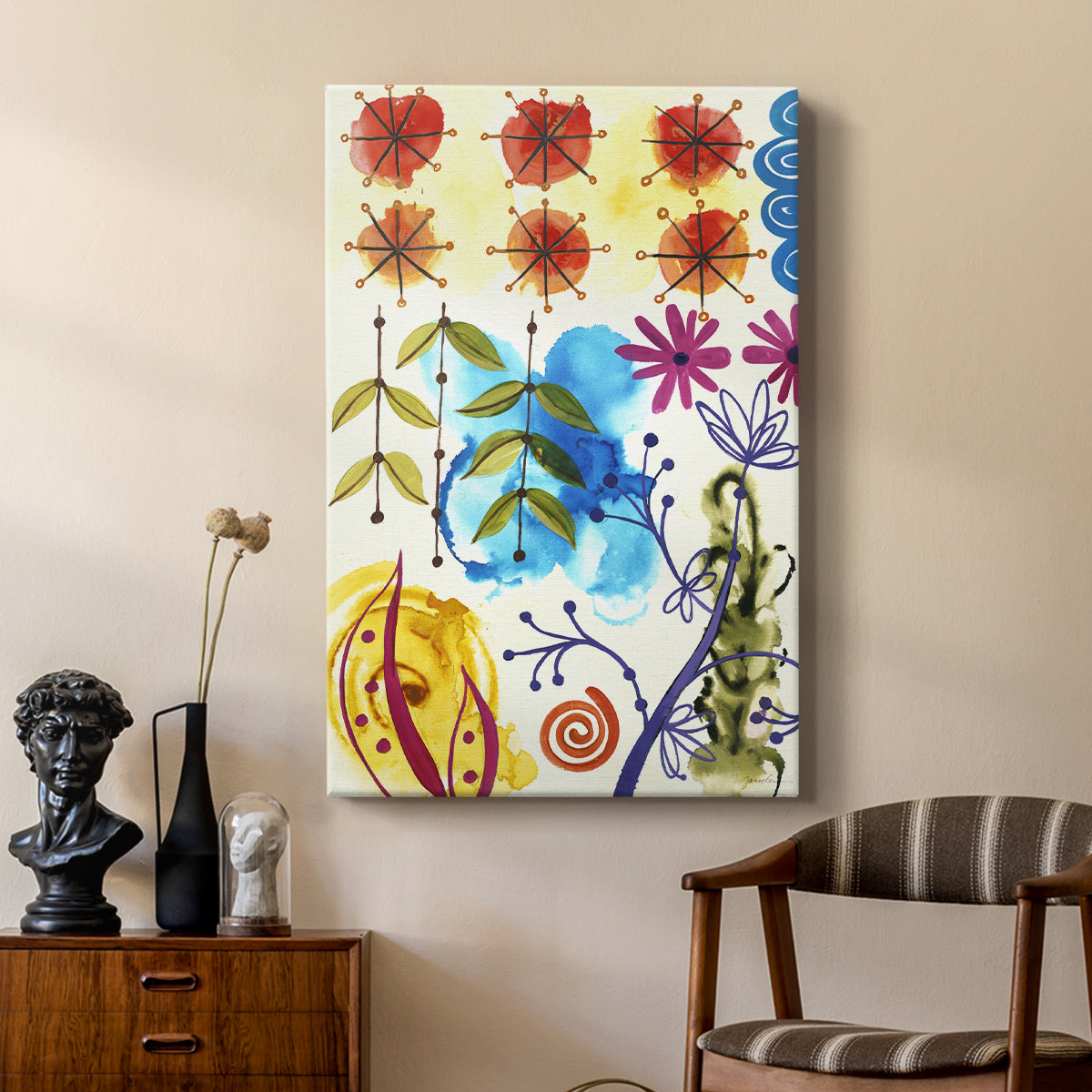Flower Power II - Canvas Art Print