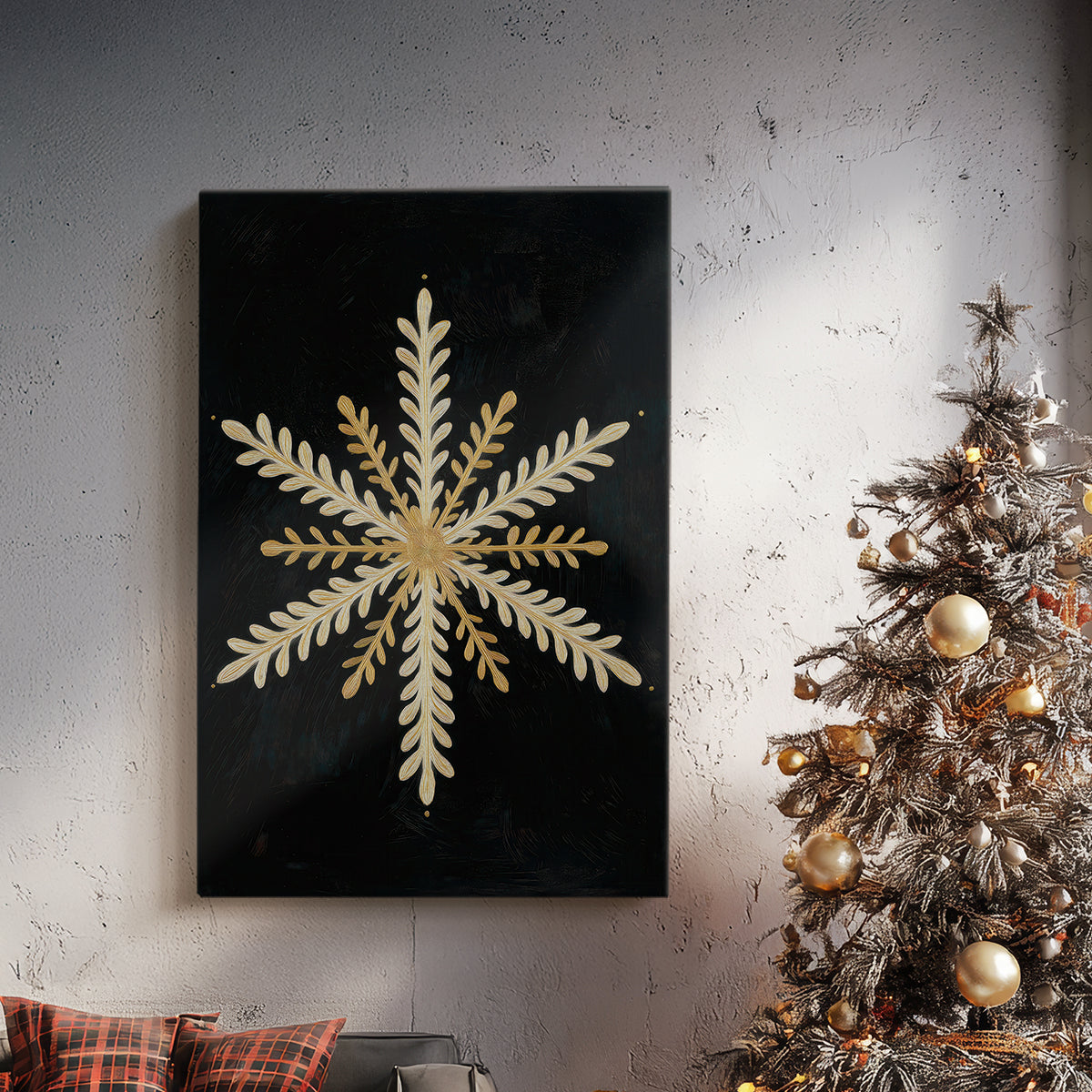 Skies of Soft Linen Whisper - Canvas Art Print