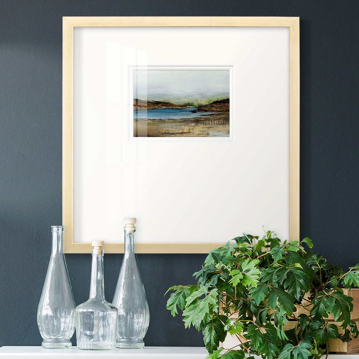 Lakeside Premium Framed Print Double Matboard