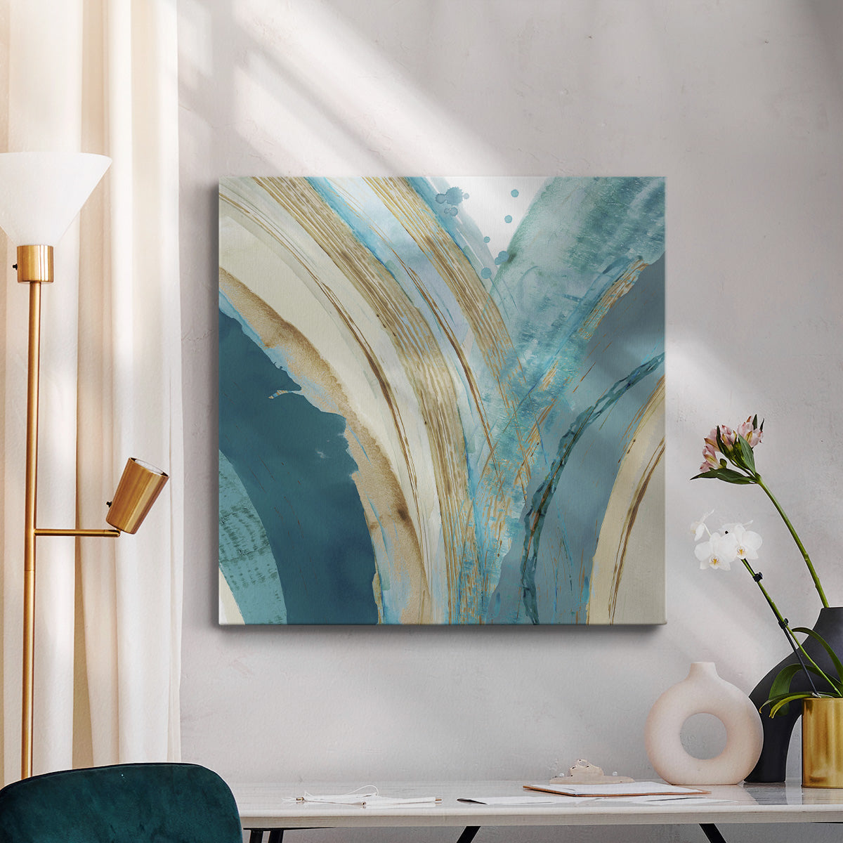 Making Blue Waves IV - Canvas Art Print