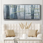 Chalky Misty Autumn Forest View - Floater Framed Canvas Print