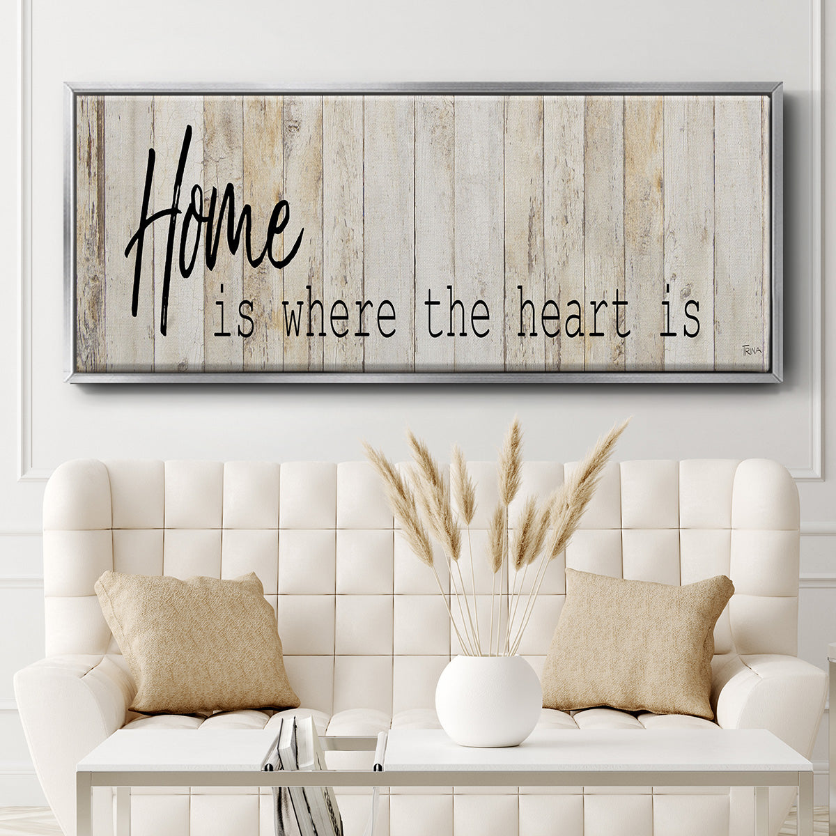 Home - Floater Framed Canvas Print