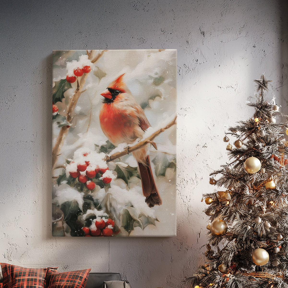 Village of Gilded Carol - Canvas Art Print