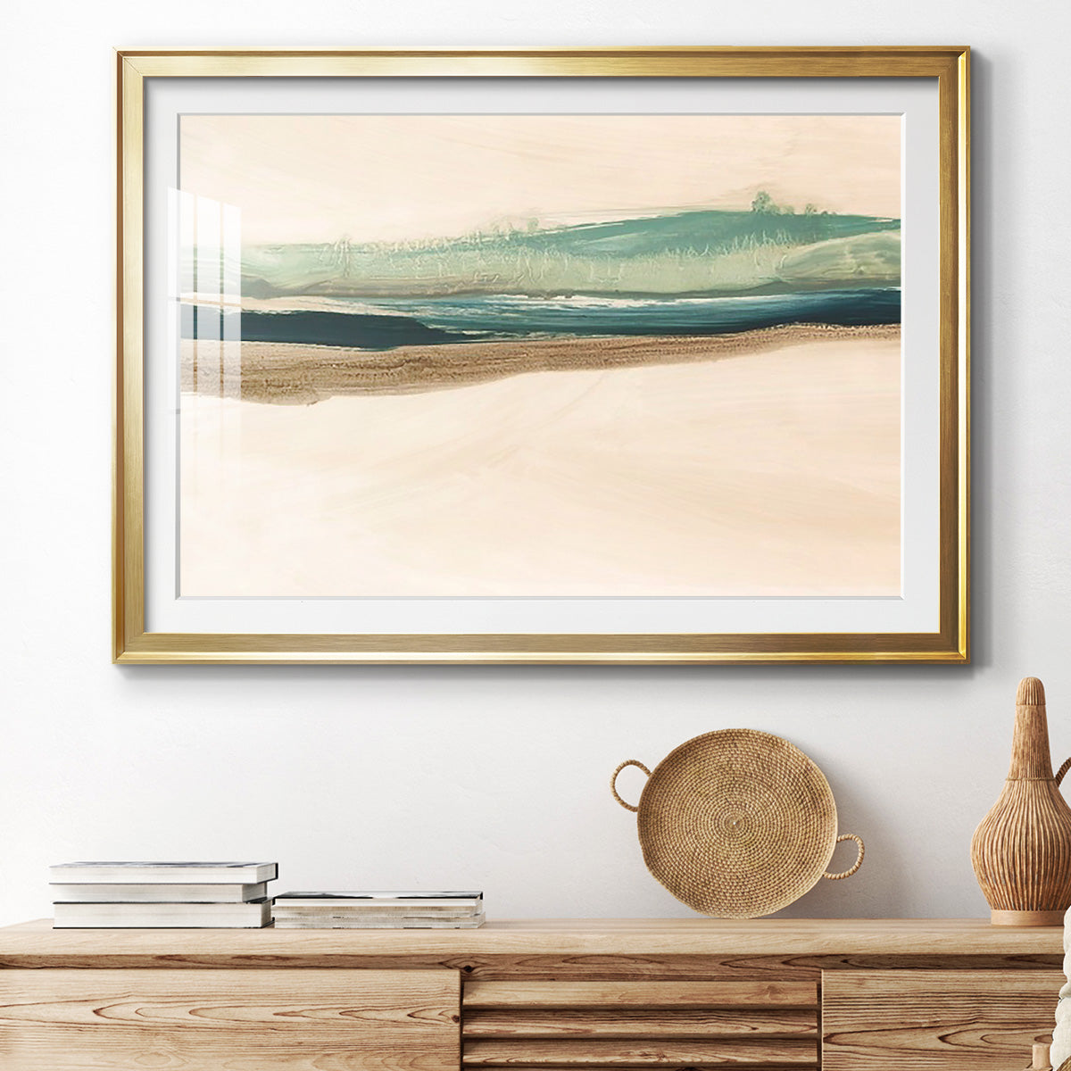 Layered Horizon II Premium Framed Print - Ready to Hang