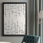 Vertical Arrangement I - Modern Framed Canvas Print