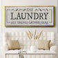 Laundry Gathers - Floater Framed Canvas Print