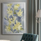 Forsythia Blooms I - Modern Framed Canvas Print