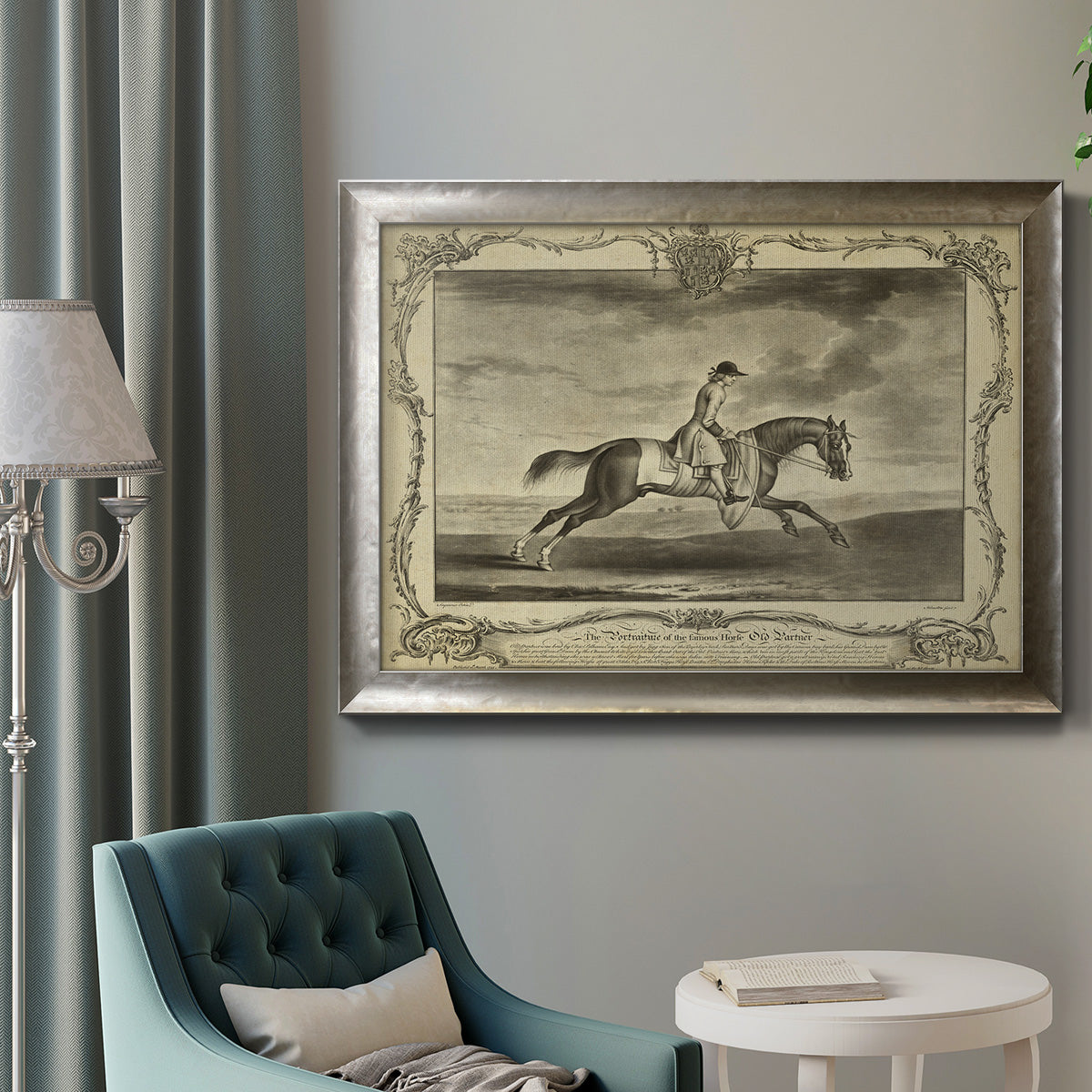 Distinguished Horses I Premium Framed Canvas- Ready to Hang