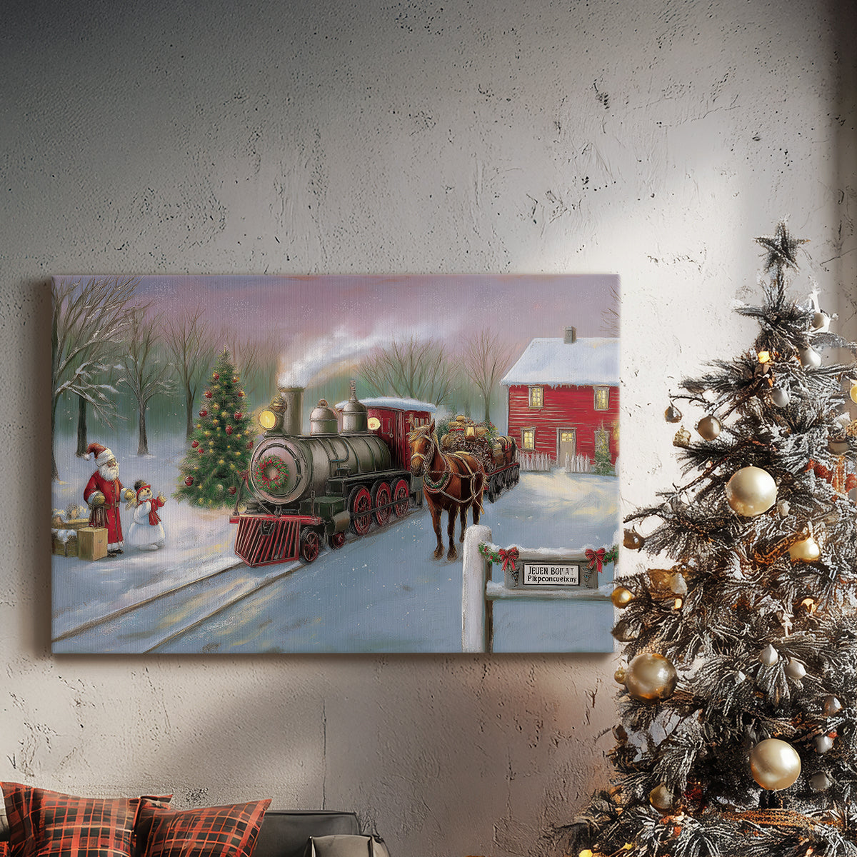 Pale Winter Blessing - Canvas Art Print