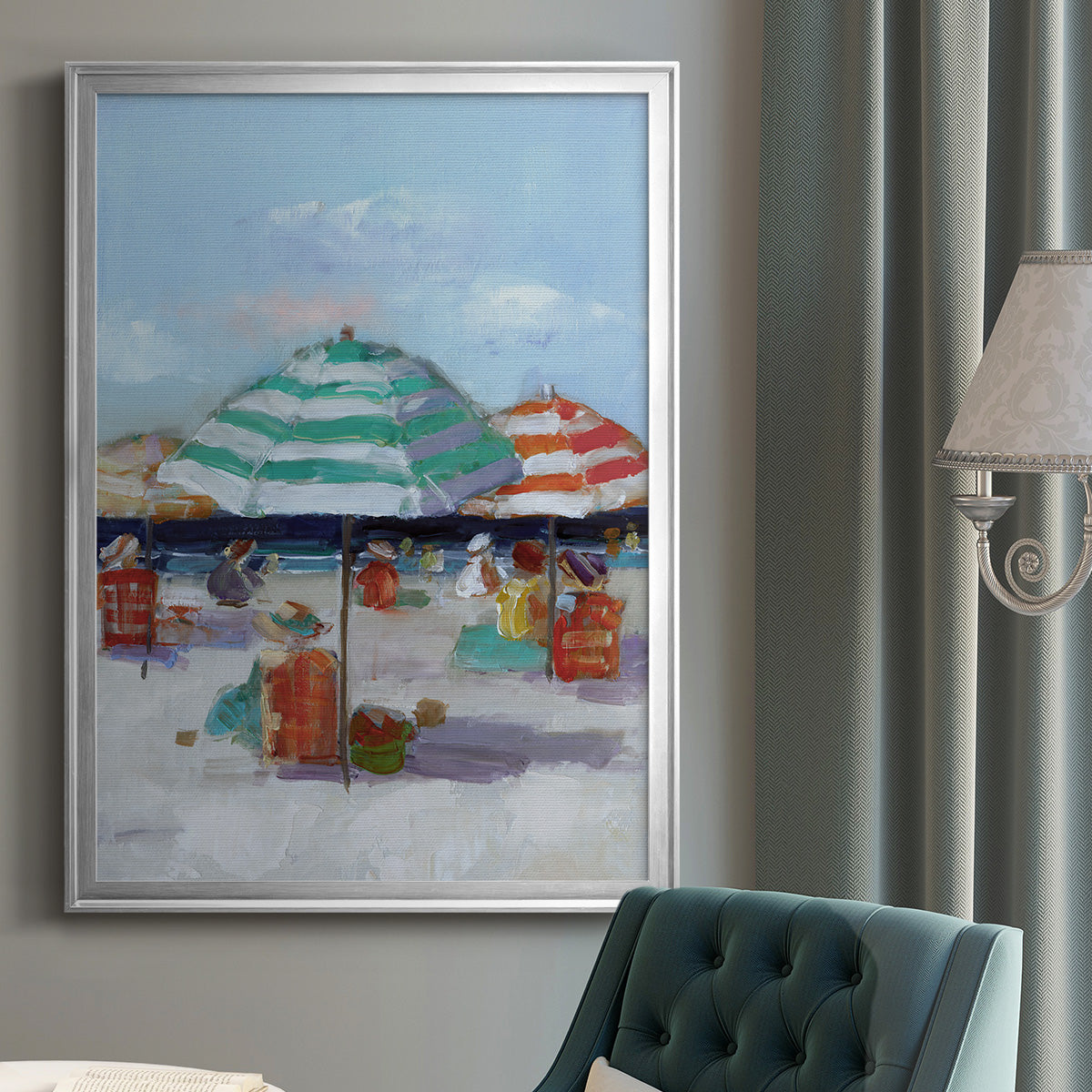 A Day Dream I - Modern Framed Canvas Print