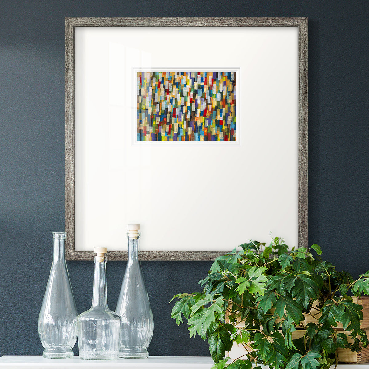 Confetti II Premium Framed Print Double Matboard