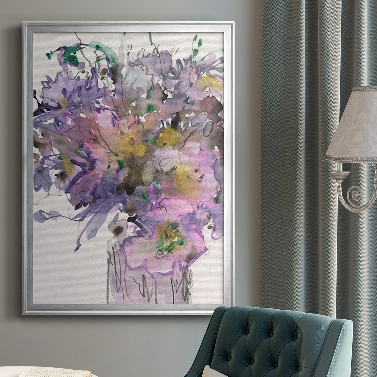 All that Glitters I - Modern Framed Canvas Print