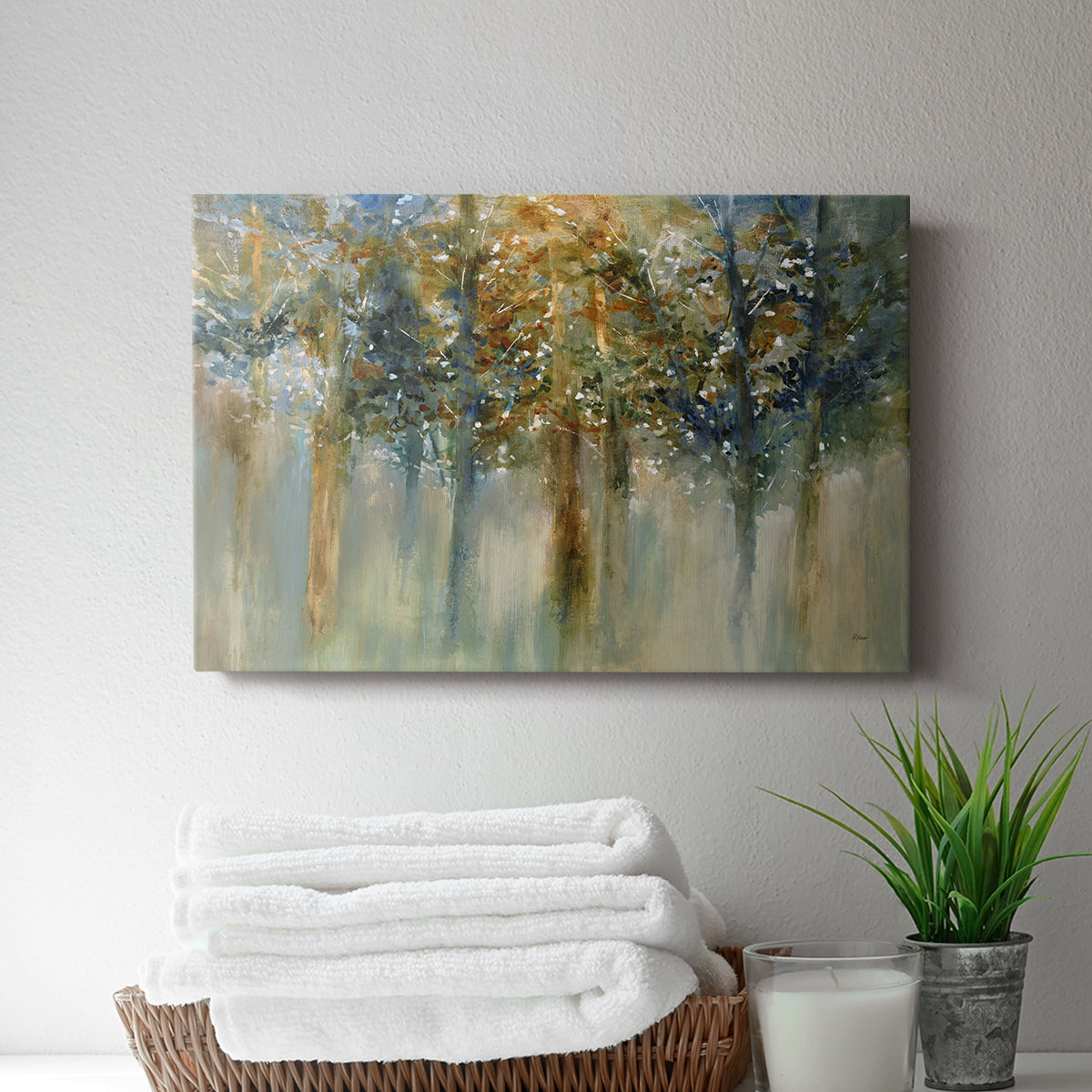 Rustic Leaves II - Canvas Art Print