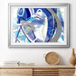 Blue Flow Premium Framed Print - Ready to Hang