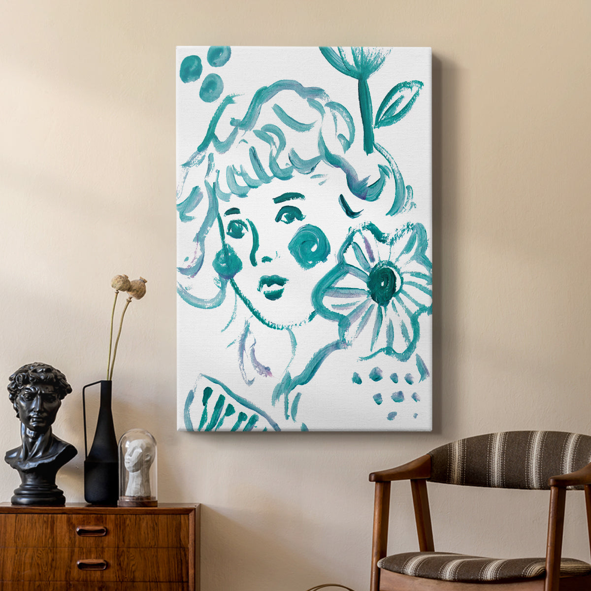 Budding Flower II - Canvas Art Print