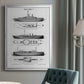 Industrial Ship - Modern Framed Canvas Print