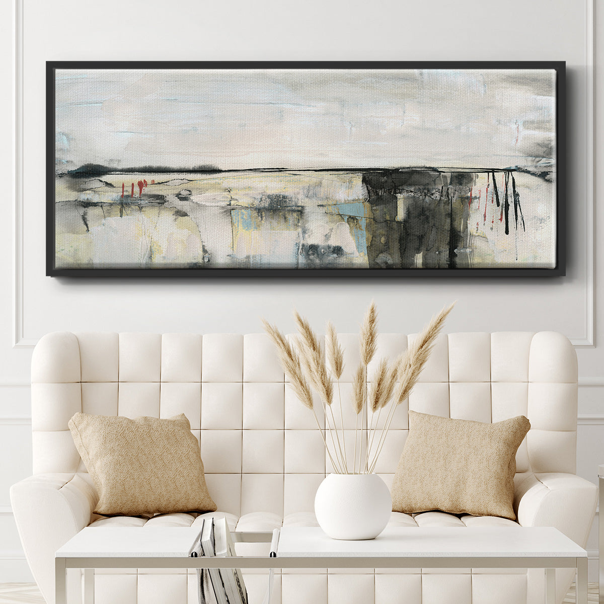 Valley View II - Floater Framed Canvas Print
