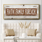 Faith Family Forever - Floater Framed Canvas Print