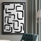 Shuffle III - Modern Framed Canvas Print