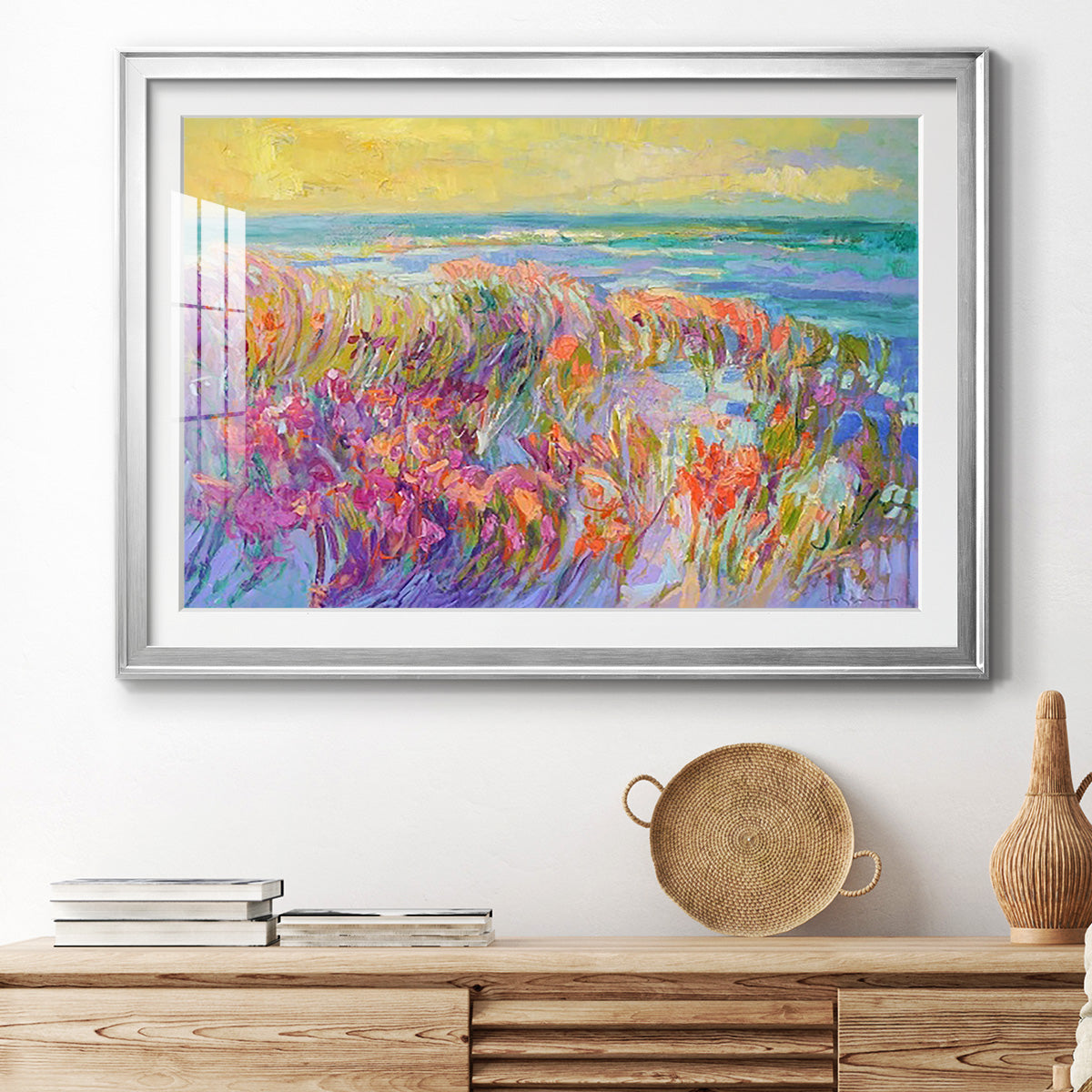 Summer Sanctuary - Modern Framed Art Print